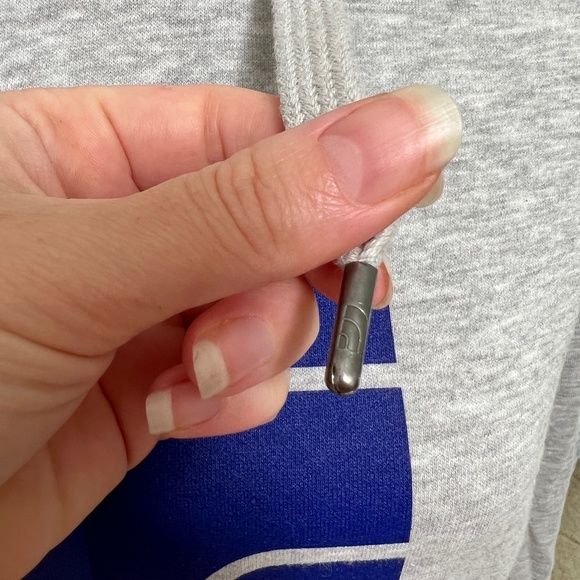Women's North Face Light Gray Heather Urban Navy Trivet Pullover Hoodie Size S - Picture 5 of 15